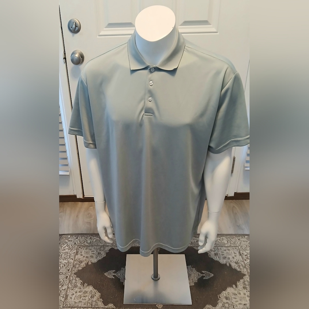 PINSPARK Polo Shirt Light Gray  SIZE 2XL